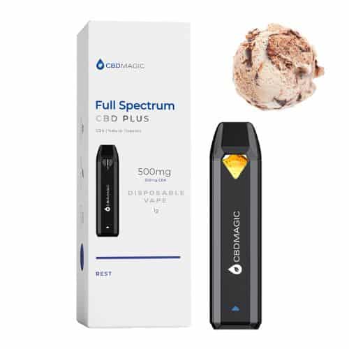 Gelato flavored cbn vape