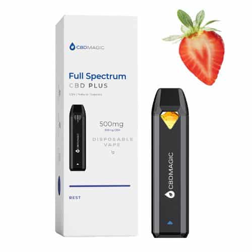 Strawberry flavored cbn vape